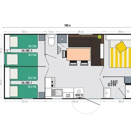 Mobil-home 6 Pers Coeur De Vendée *